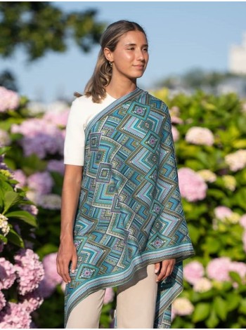 Wool and silk scarf ASW03F