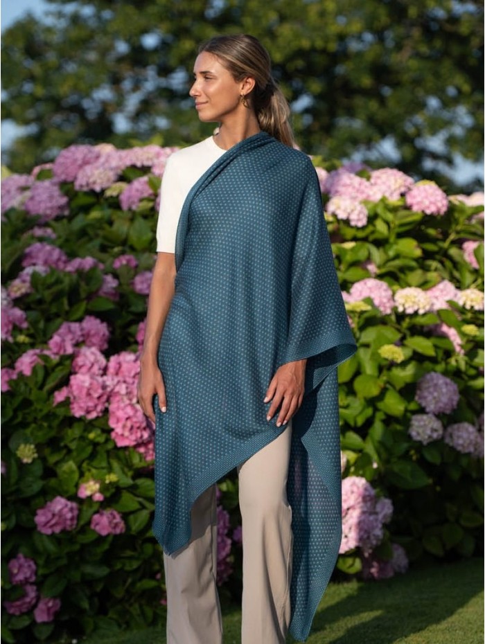 Wool and silk scarf ASW17F