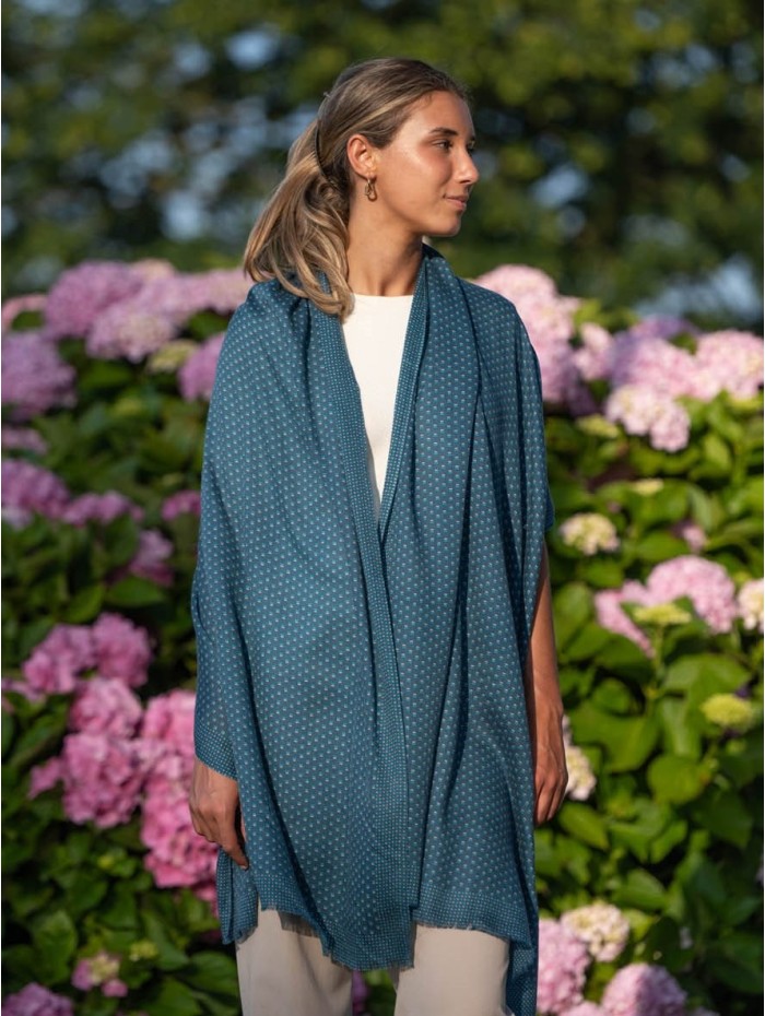 Wool and silk scarf ASW17F