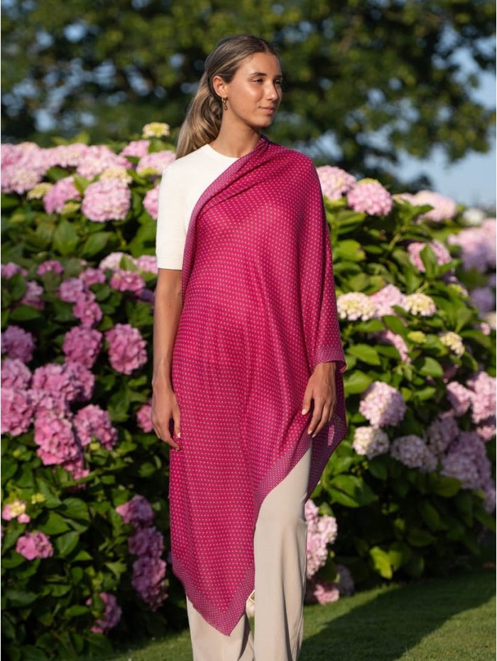 Wool and silk scarf ASW17F