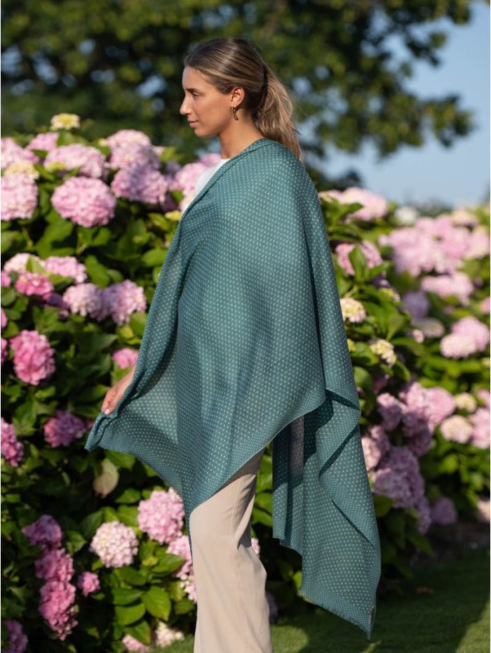 Wool and silk scarf ASW17F
