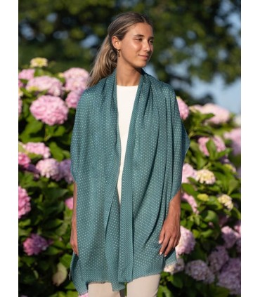 Wool and silk scarf ASW17F