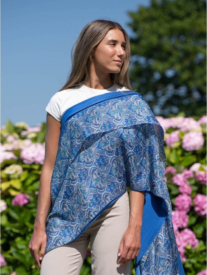 Double silk foulard ATU343CD