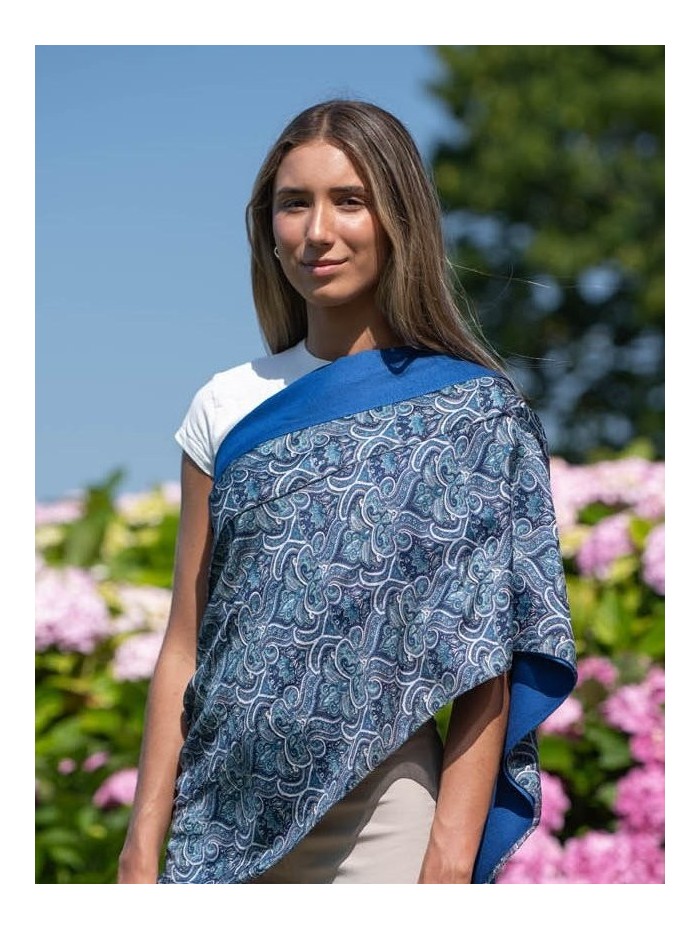 Foulard double en soie ATU343CD