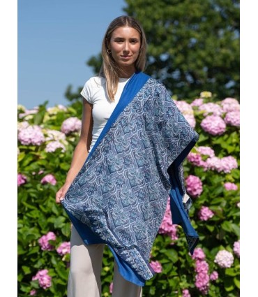 Double silk foulard ATU343CD