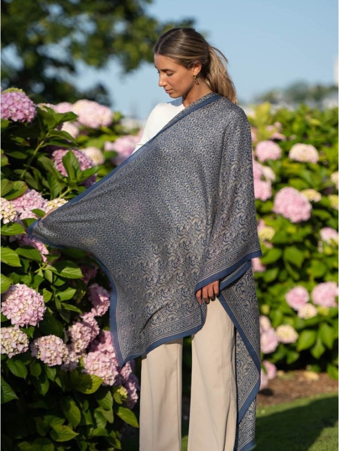 Wool and silk scarf ASW26F