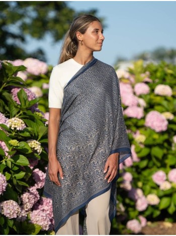 Wool and silk scarf ASW26F
