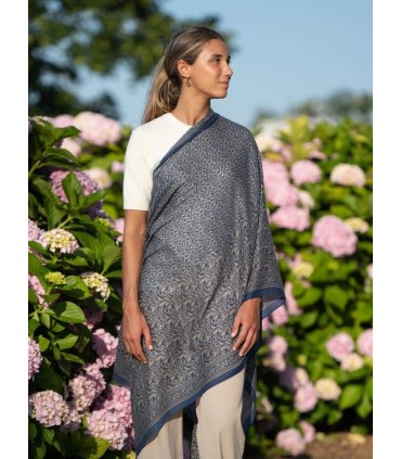Wool and silk scarf ASW26F