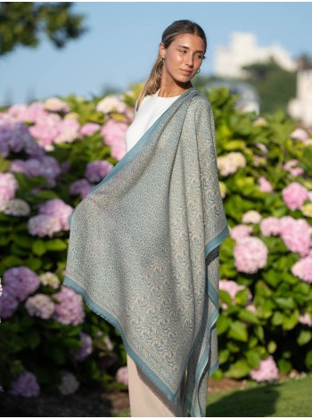 Wool and silk scarf ASW26F