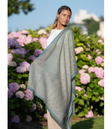 Wool and silk scarf ASW26F