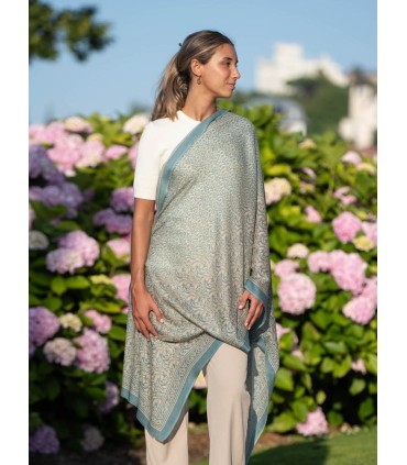 Wool and silk scarf ASW26F