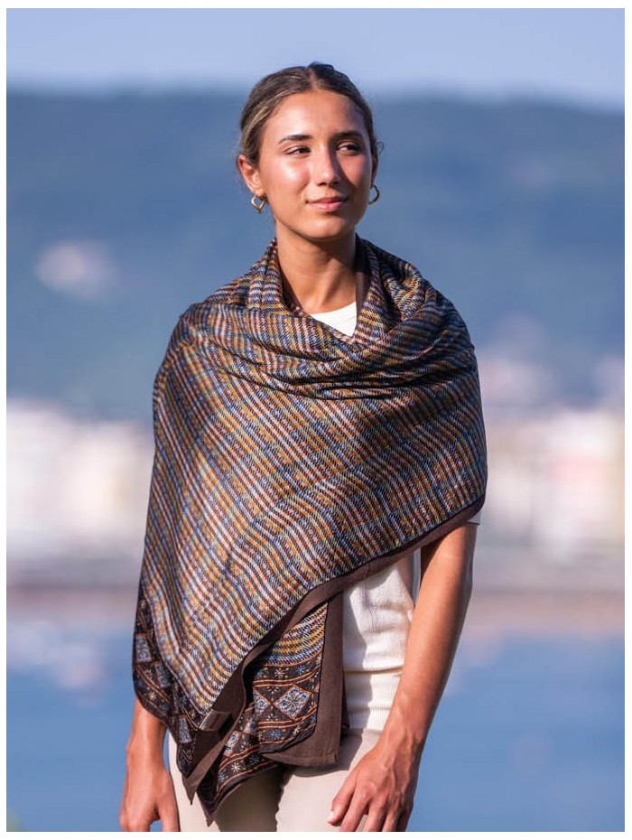 Foulard double en soie ATU170CDA