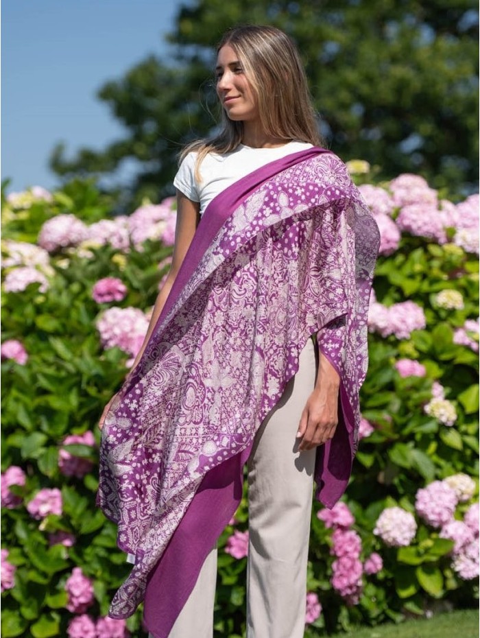 Double silk foulard ATU98CD