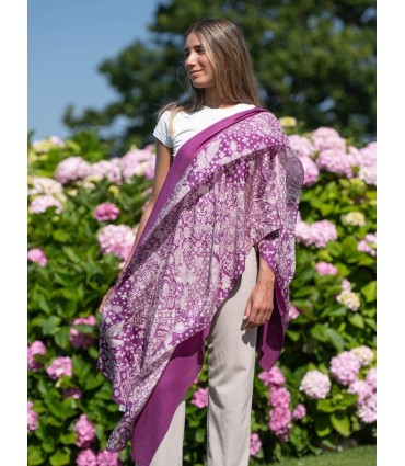 Double silk foulard ATU98CD