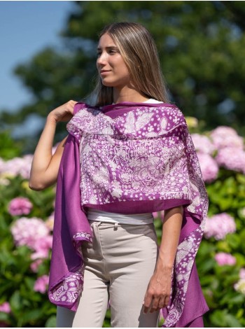 Foulard double en soie ATU98CD