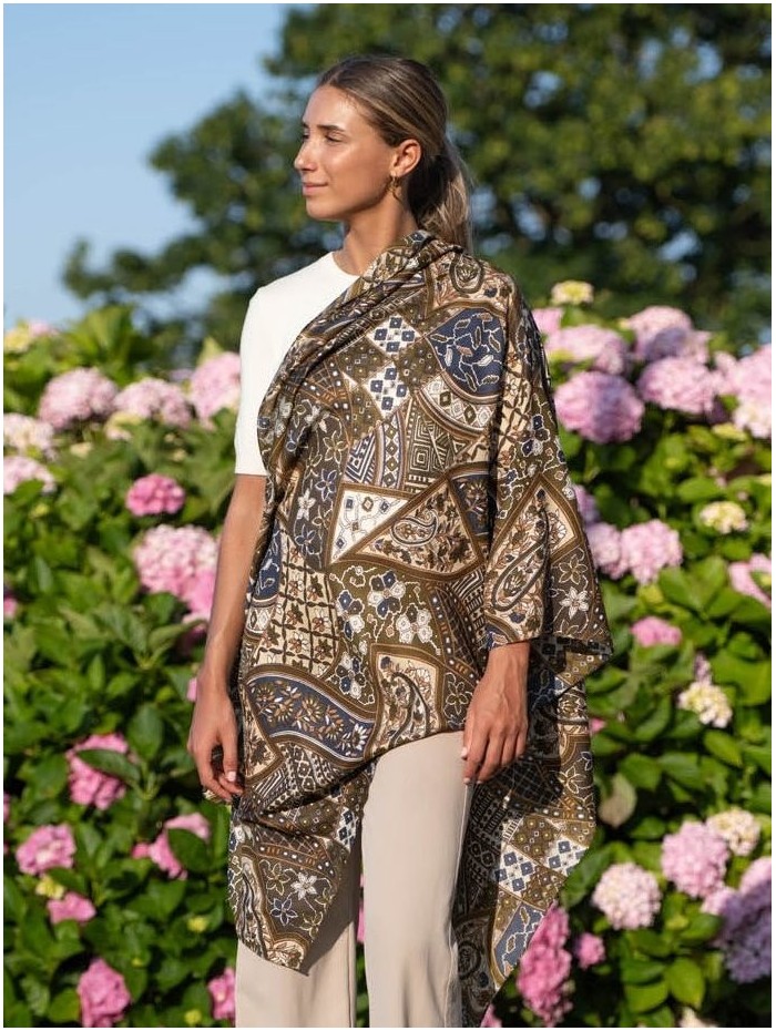 Foulard en viscose ATU46C