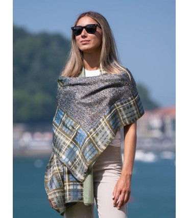 Foulard double en soie ATU161CDB