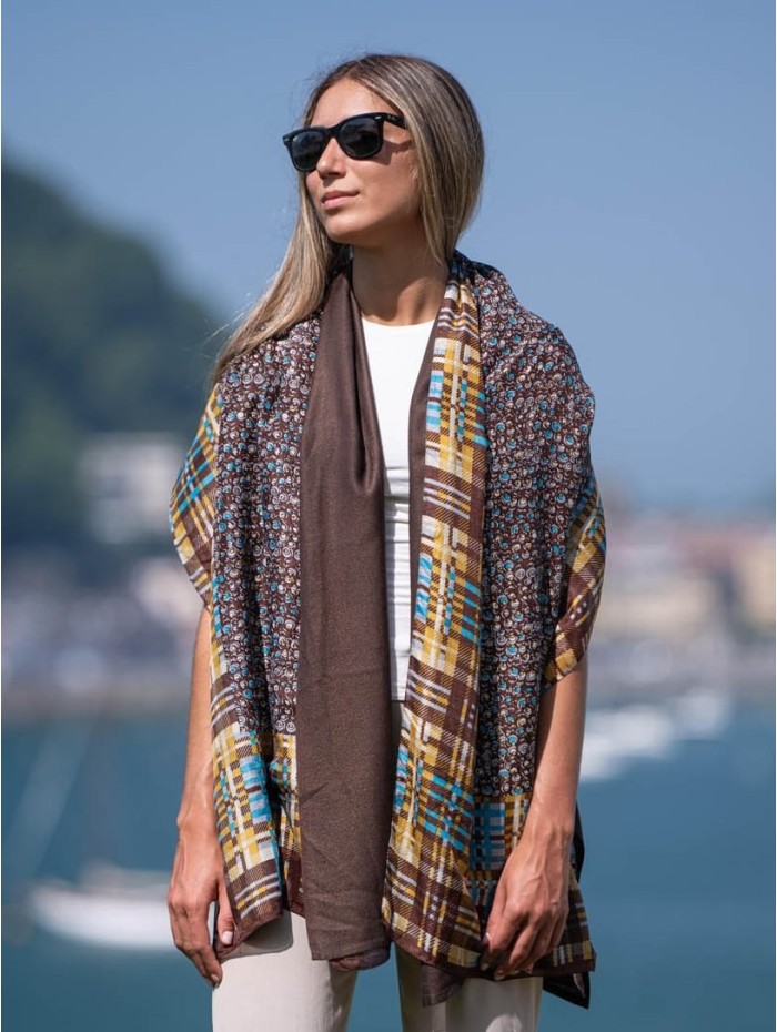 Foulard double en soie ATU161CDB