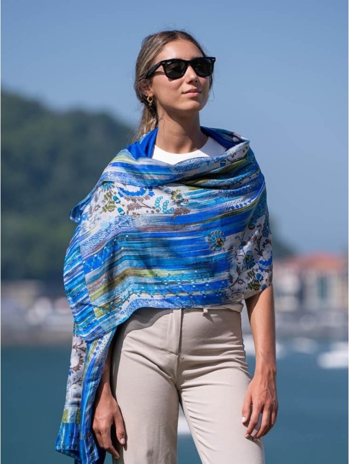 Double silk foulard ASK05CD