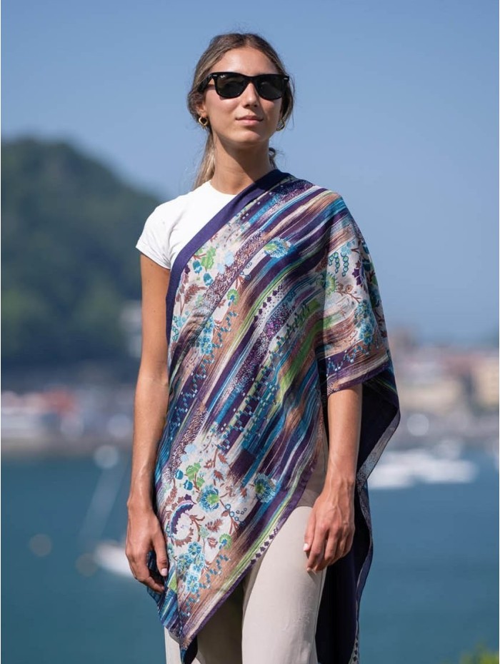 Foulard double en soie ASK05CD