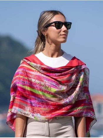 Double silk foulard ASK05CD