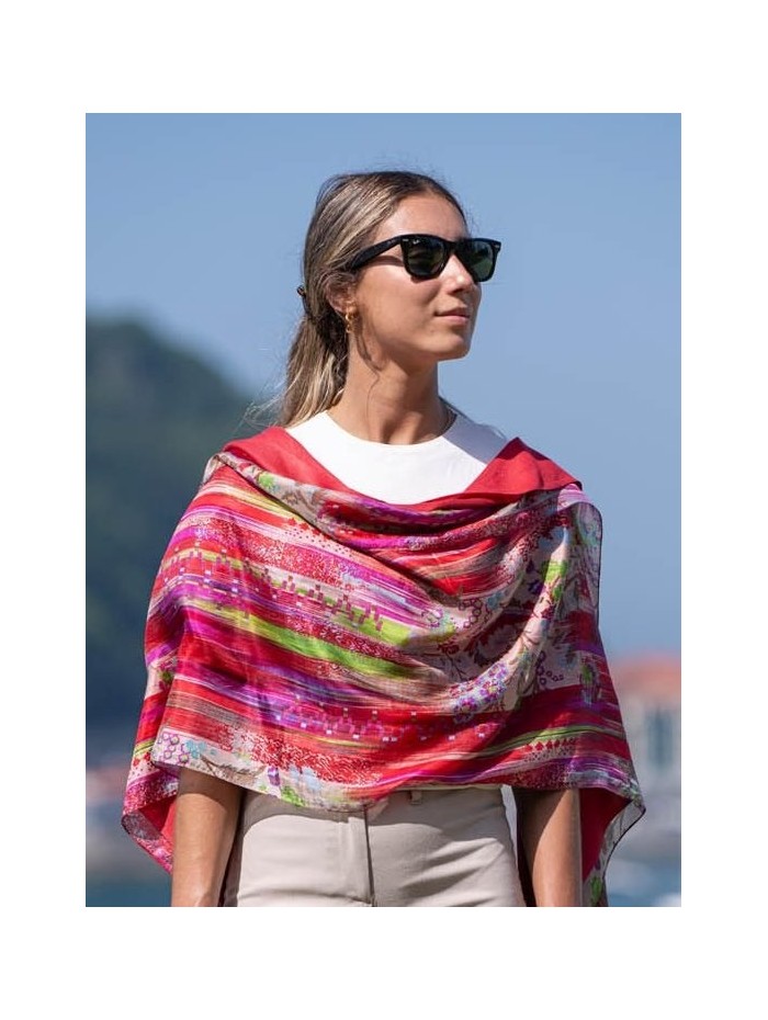 Double silk foulard ASK05CD