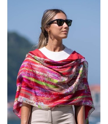 Foulard double en soie ASK05CD