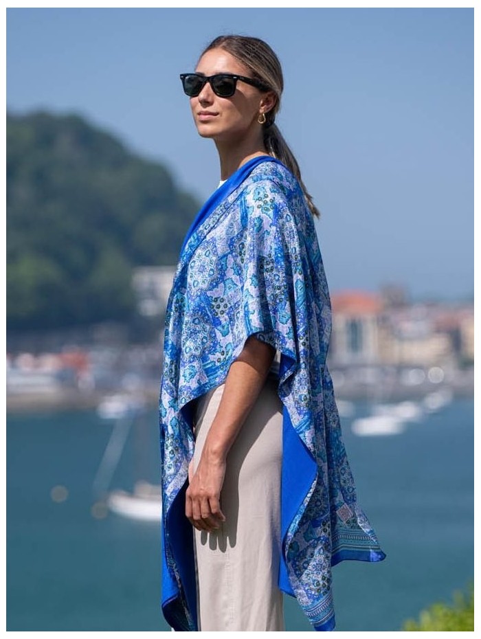 Foulard double en soie ASK18CD