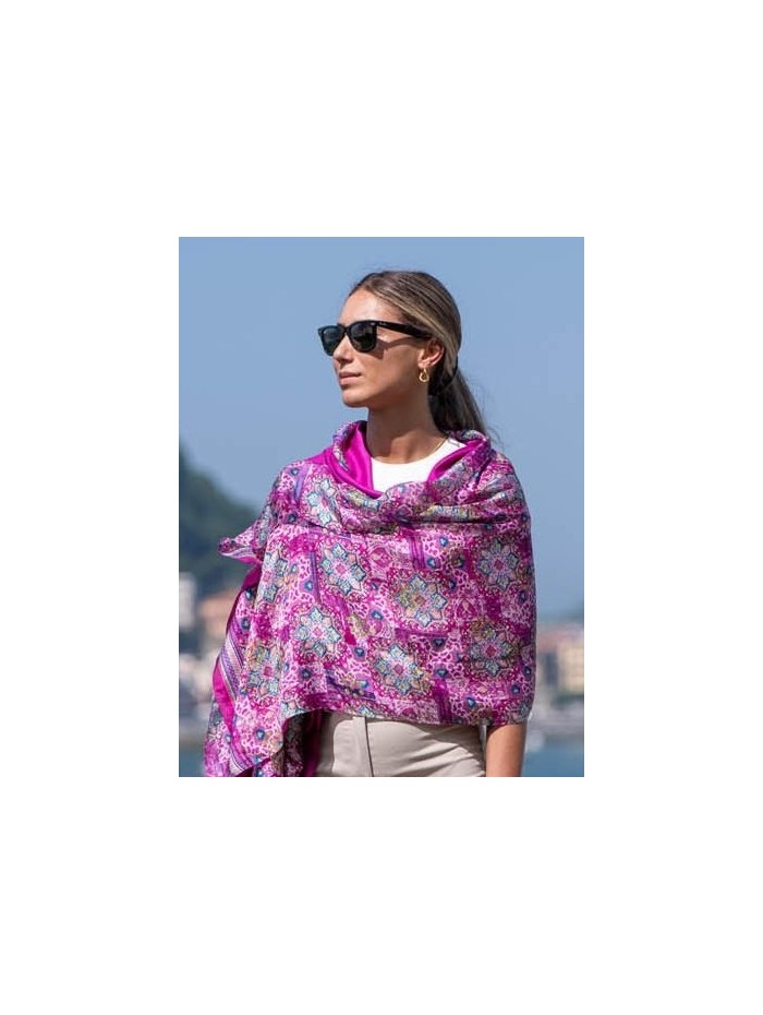 Double silk foulard ASK18CD