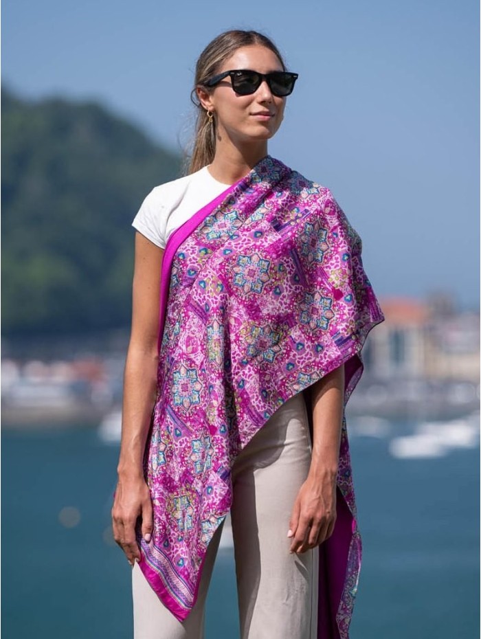 Double silk foulard ASK18CD