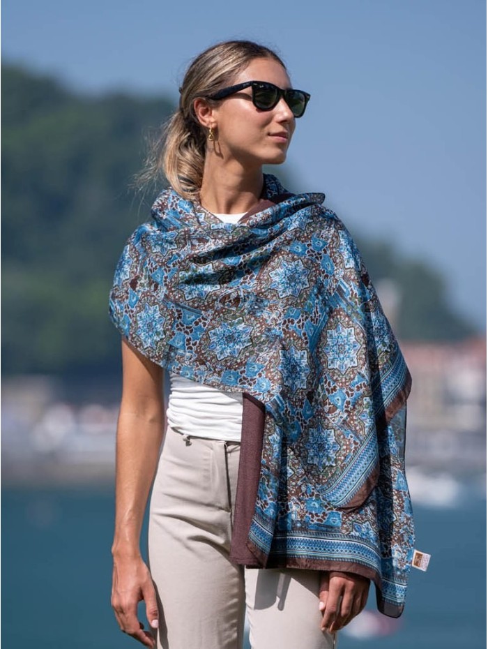 Double silk foulard ASK18CD