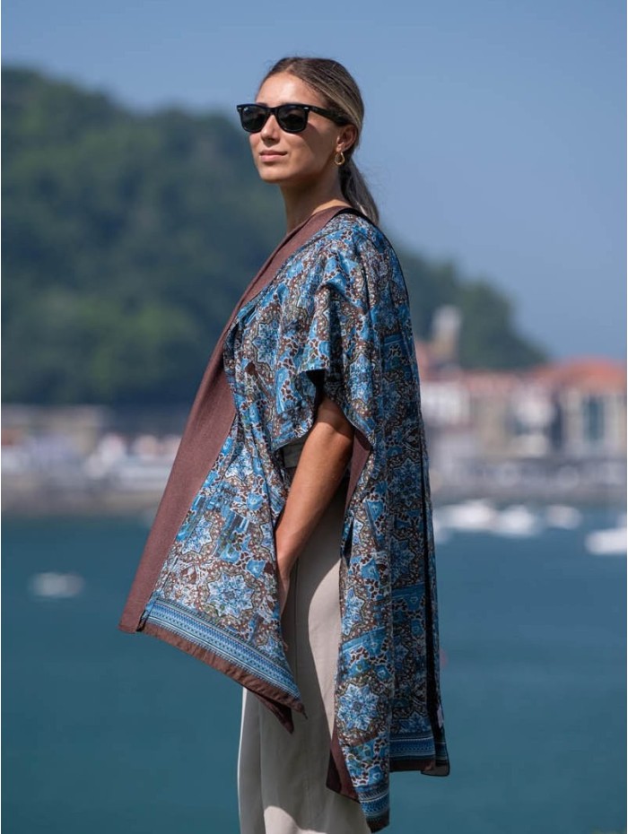 Foulard double en soie ASK18CD