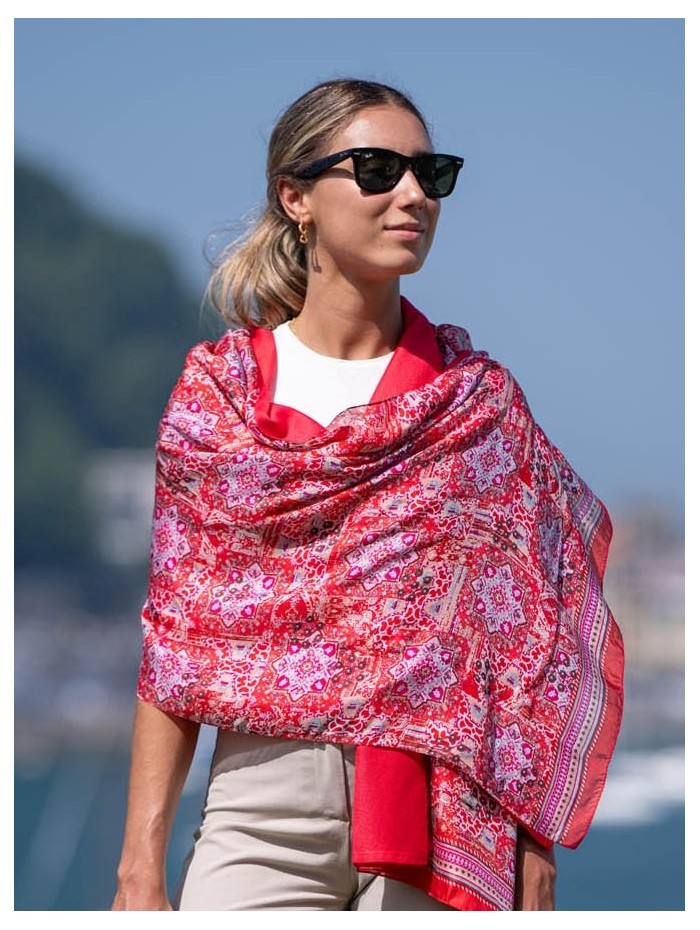 Double silk foulard ASK18CD