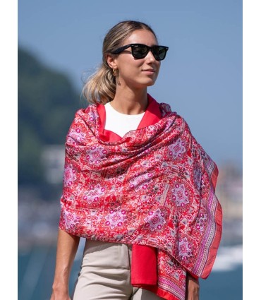 Foulard double en soie ASK18CD