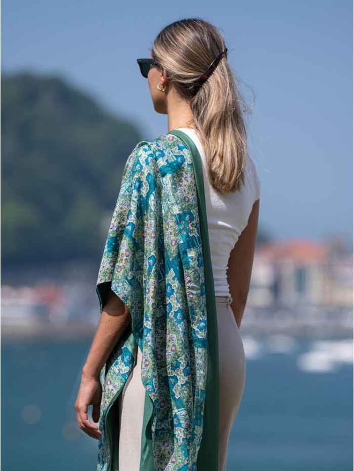 Foulard double en soie ASK18CD