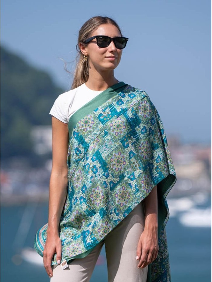 Foulard double en soie ASK18CD