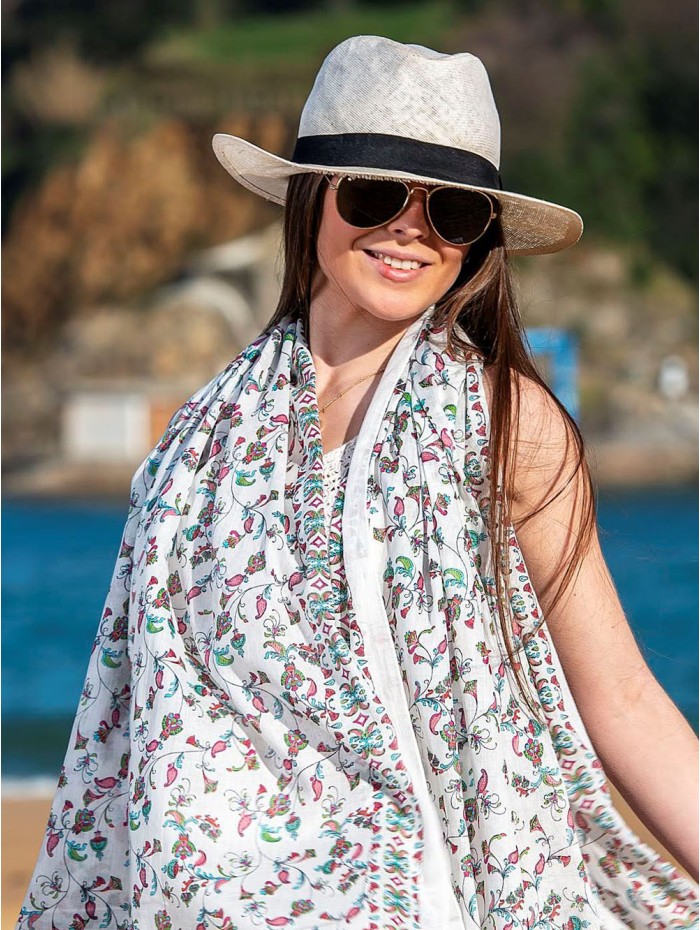 Cotton shawl-sarong ACT76C