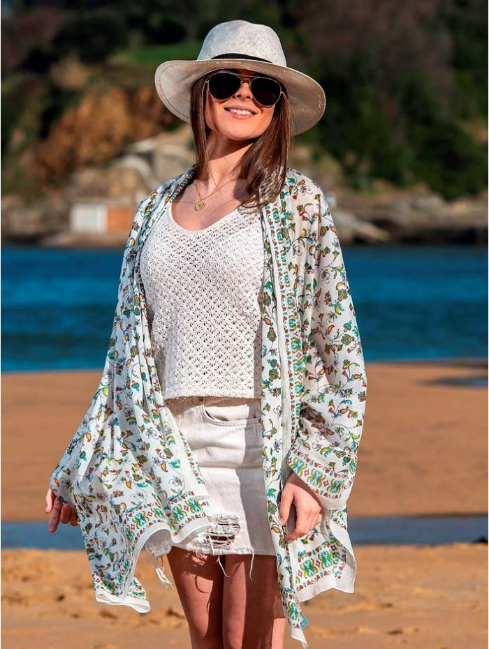 Cotton shawl-sarong ACT76C