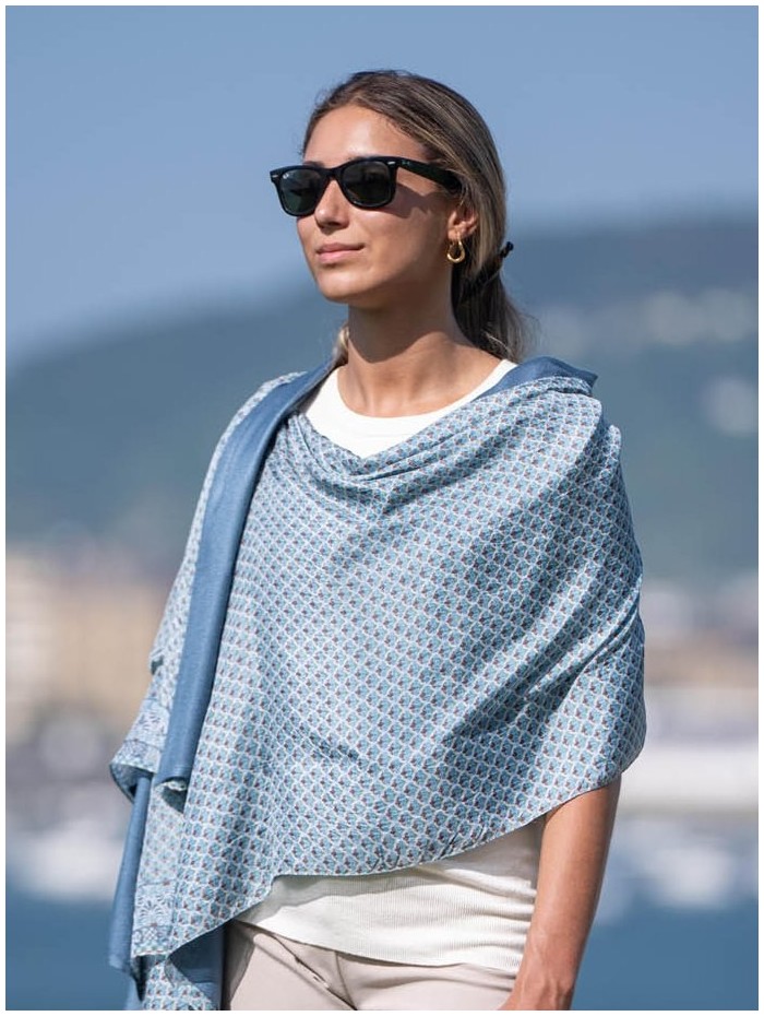 Foulard double en soie ASK27CDB