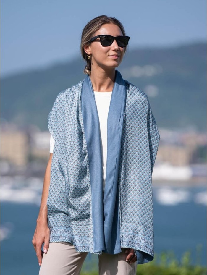 Foulard double en soie ASK27CDB