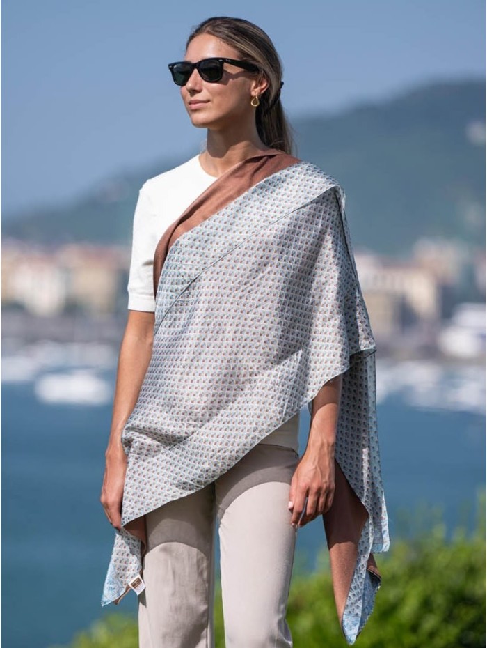 Double silk foulard ASK27CDB