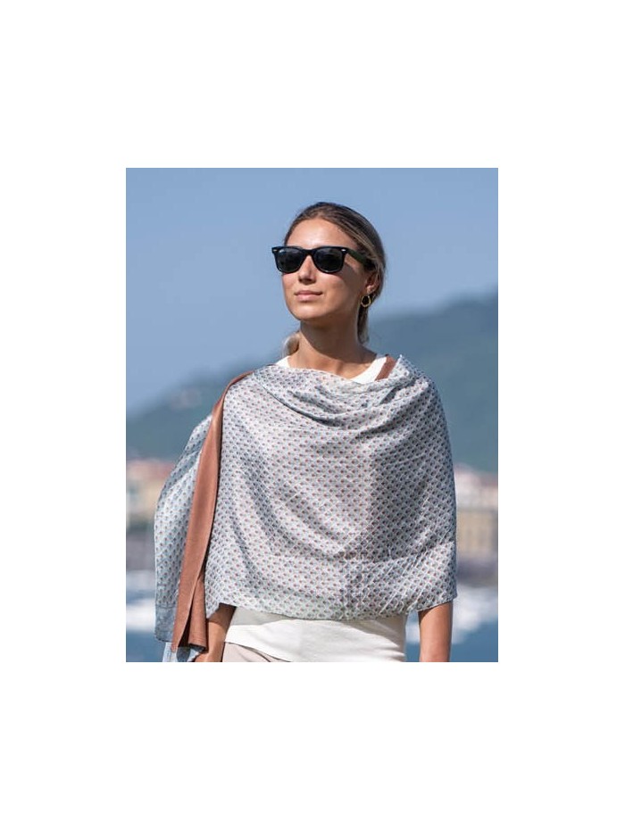 Foulard double en soie ASK27CDB