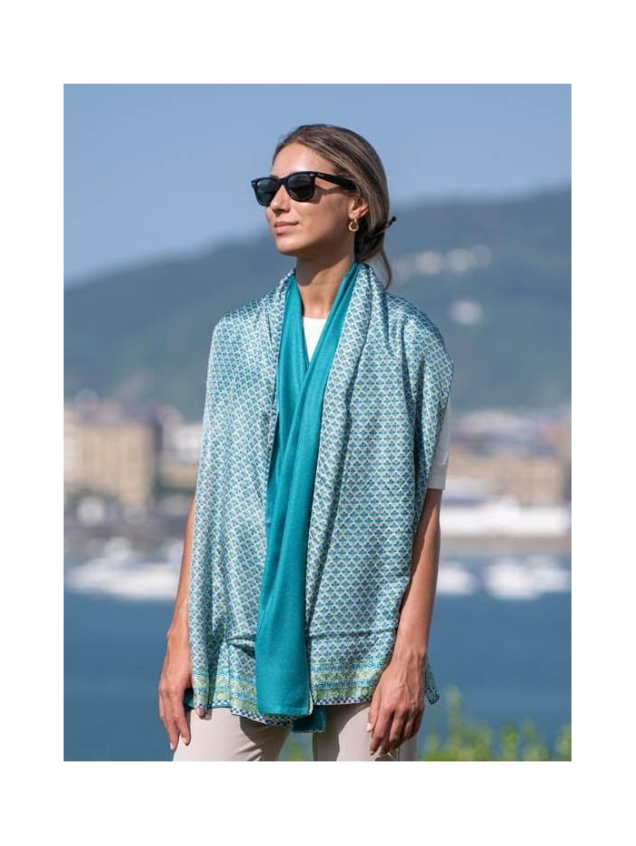 Foulard double en soie ASK27CDB