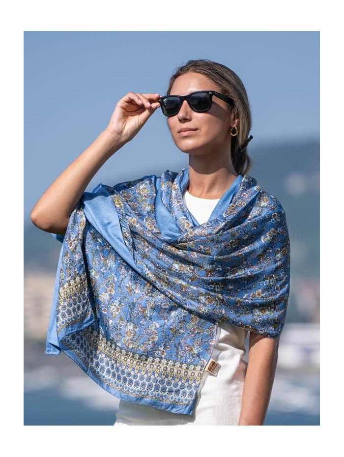 Foulard double en soie ASK74CD