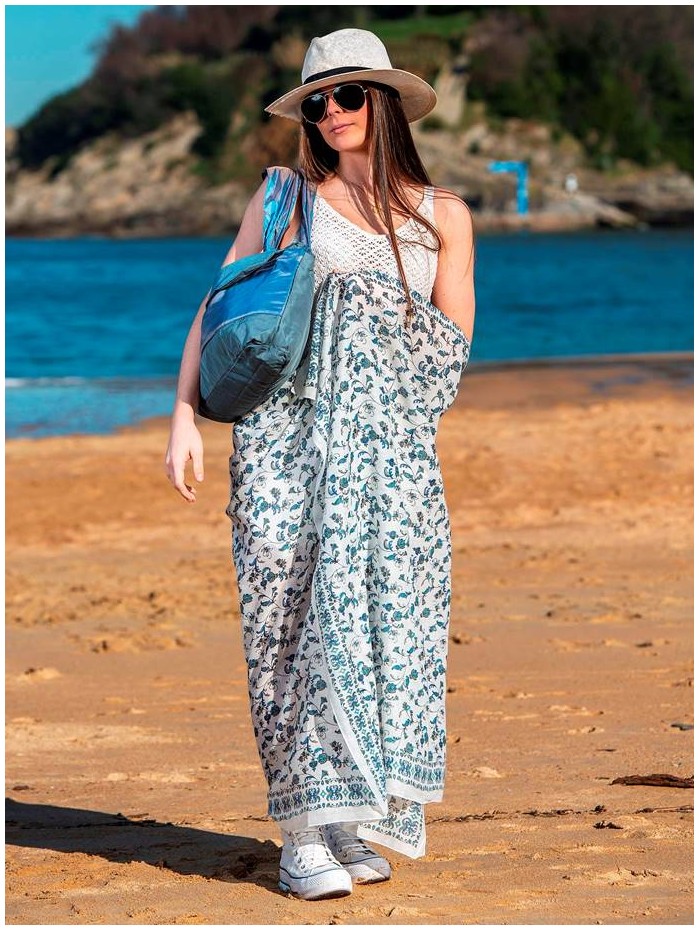 Cotton shawl-sarong ACT76C