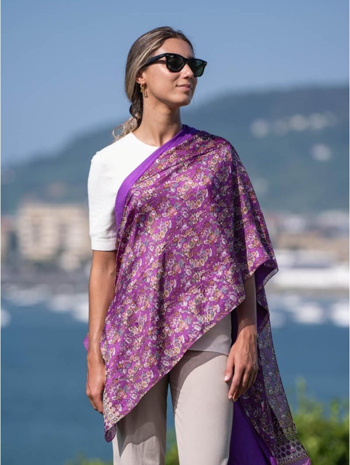 Double silk foulard ASK74CD