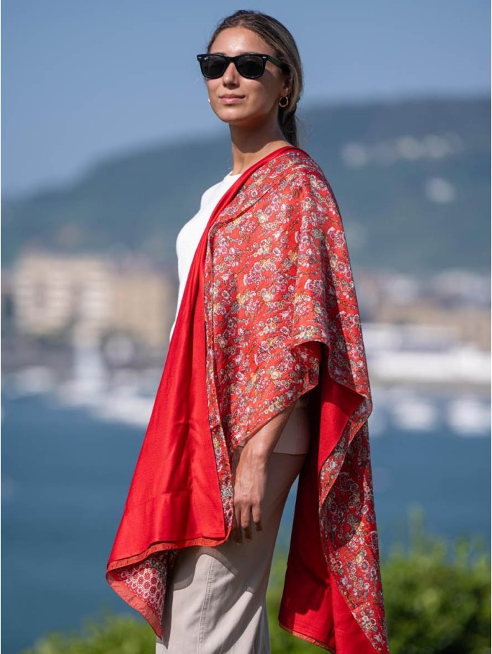 Foulard double en soie ASK74CD