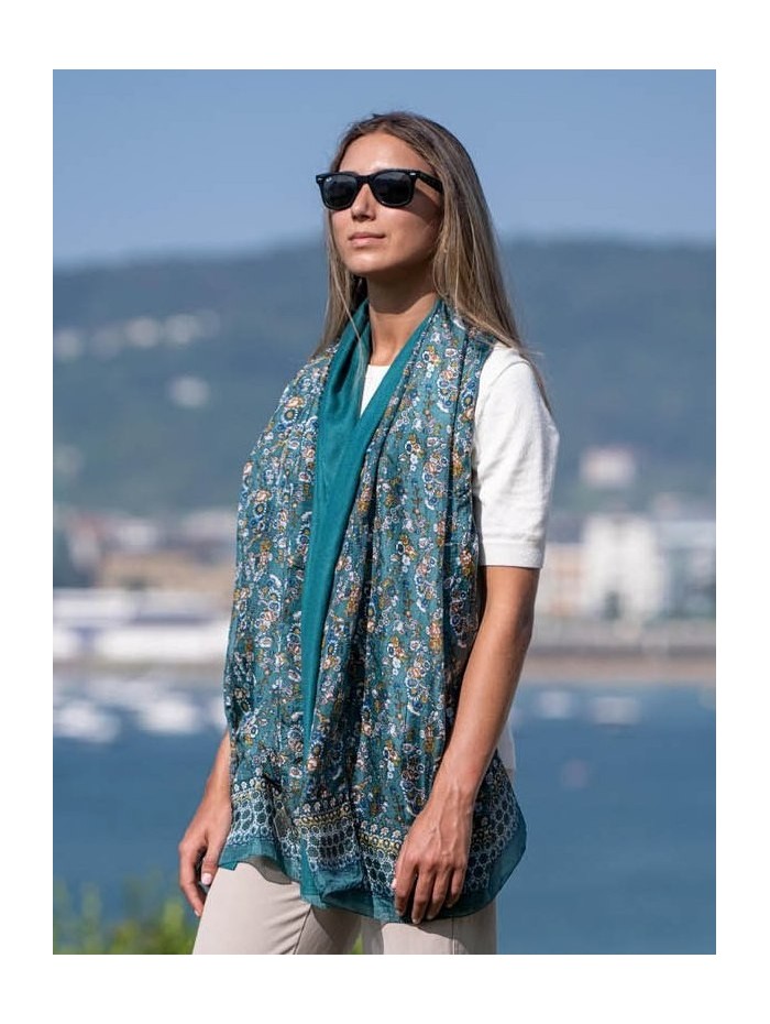 Foulard double en soie ASK74CD