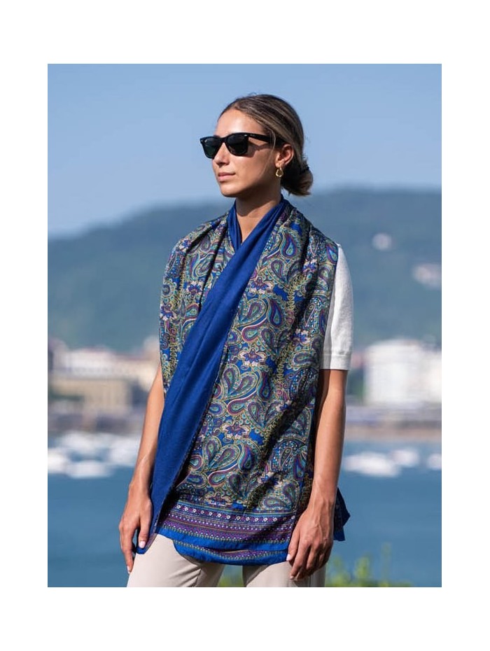 Foulard double en soie ASK83CD