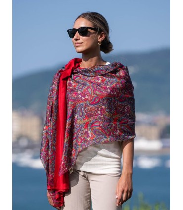Foulard double en soie ASK83CD